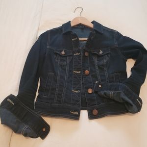 American Eagle dark demin jean jacket